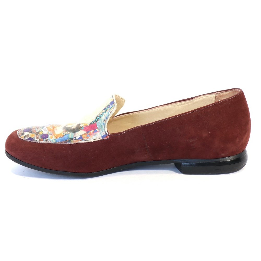 Wearable art loafers w/Gustav Klimt reproduction - Picture 9 of 10